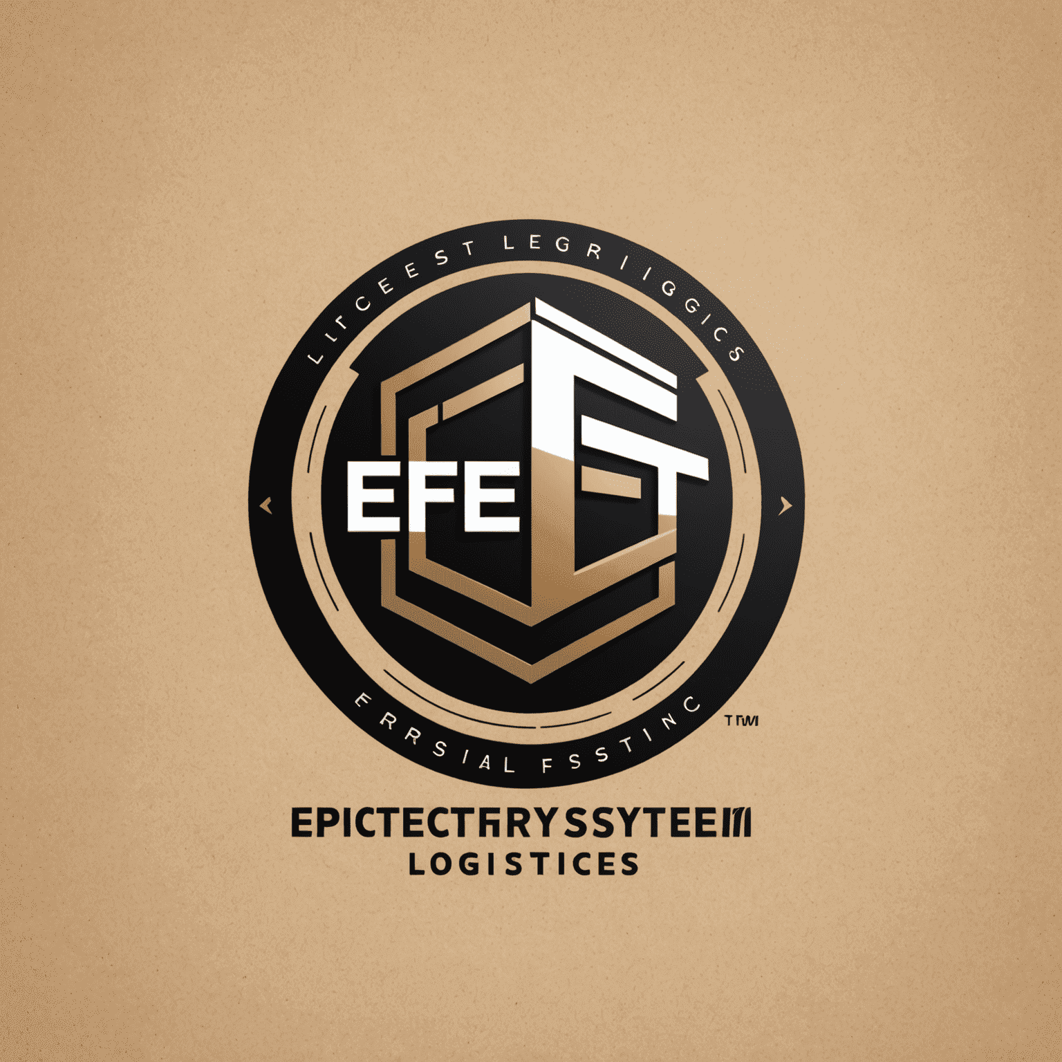 Efect First System Logistics logo featuring a sleek, modern design with sharp angles and bold typography