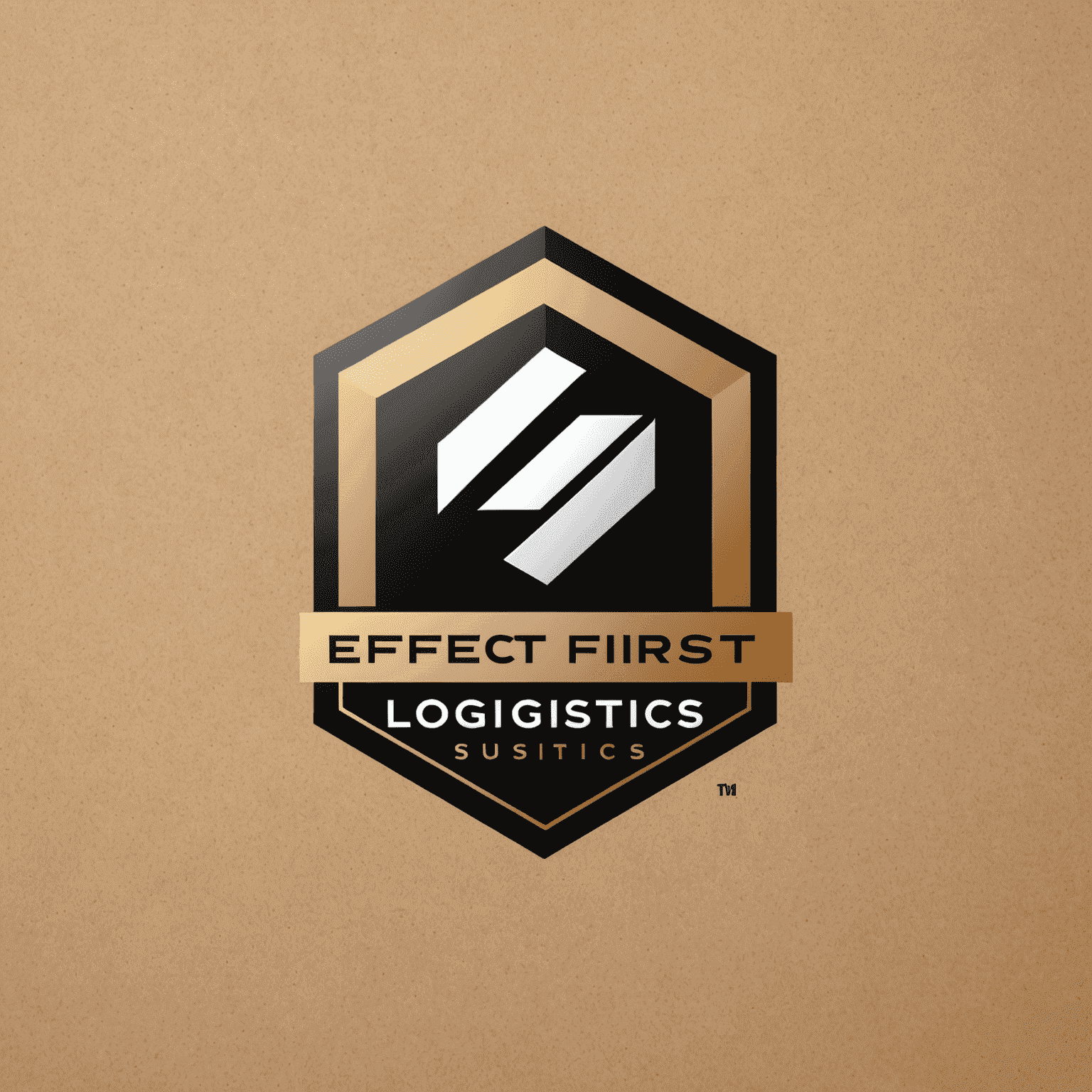 Efect First System Logistics logo featuring a sleek, modern design with sharp angles and bold typography