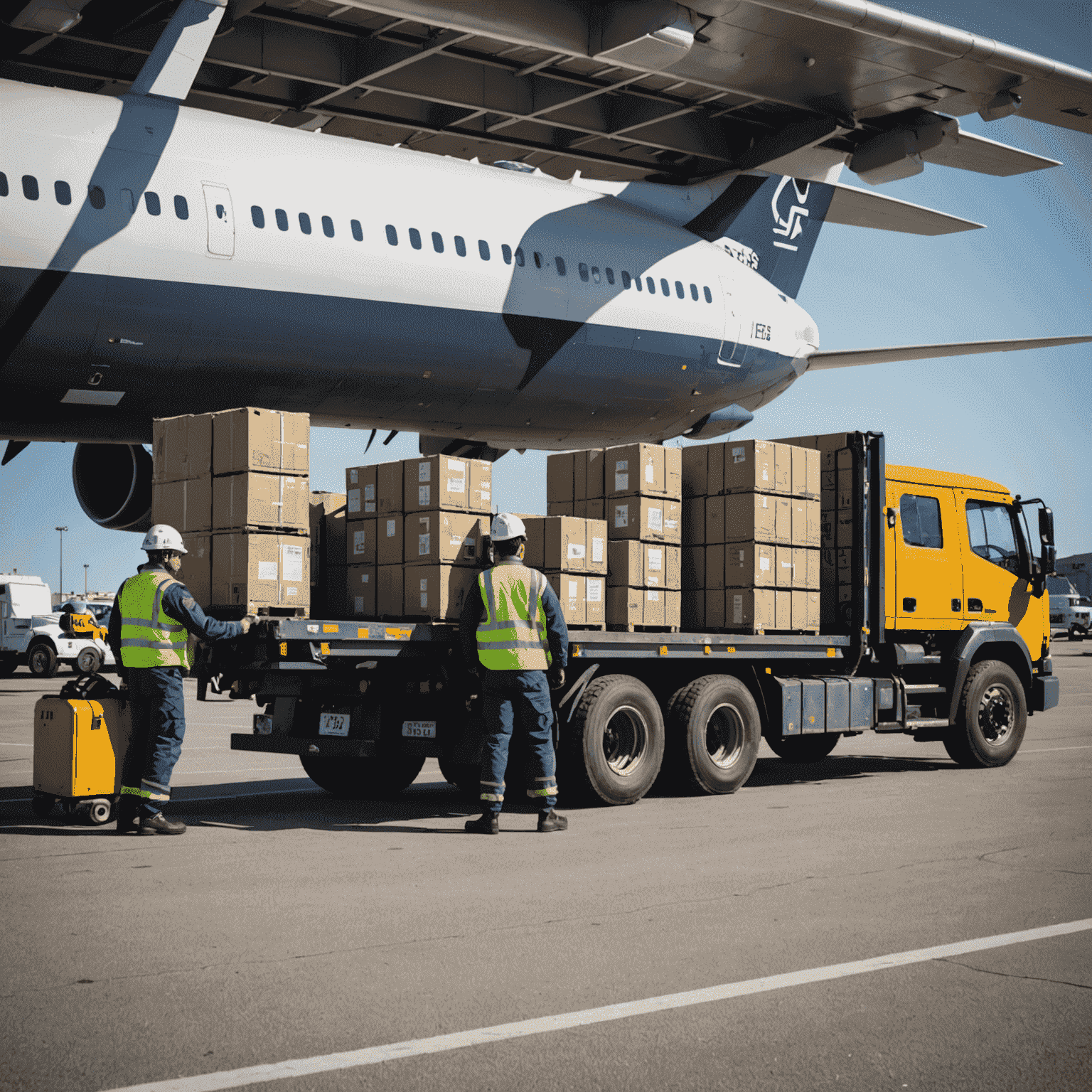 EFS personnel carefully handling oversized and sensitive cargo with specialized equipment, emphasizing safe and secure transportation
